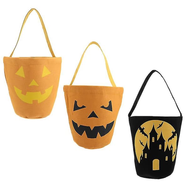 3 st Halloween-väskor för Halloween-dekorationer