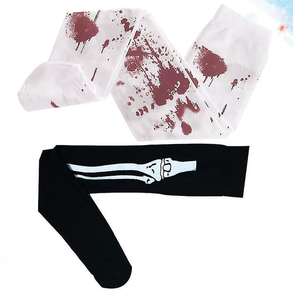2 par Halloween-strumpor för Halloween-dekoration