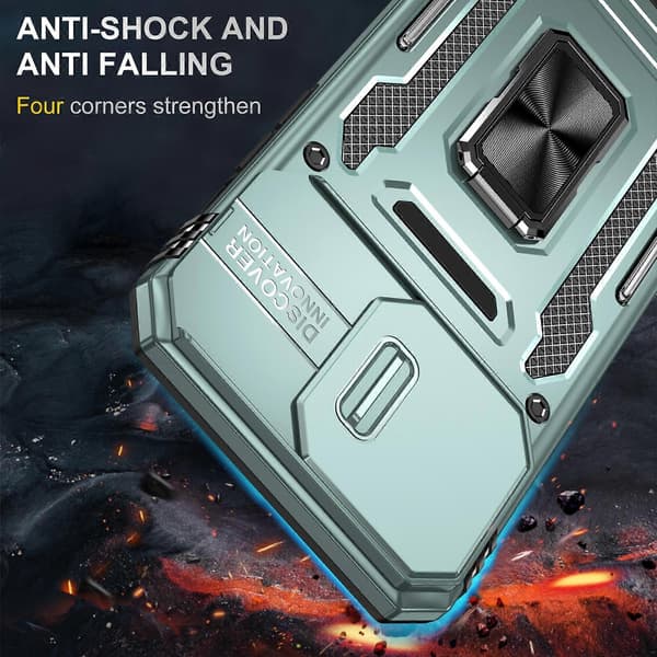 Armor PC + TPU Kameraskydd Telefonfodral (För iPhone 16 Pro Max)