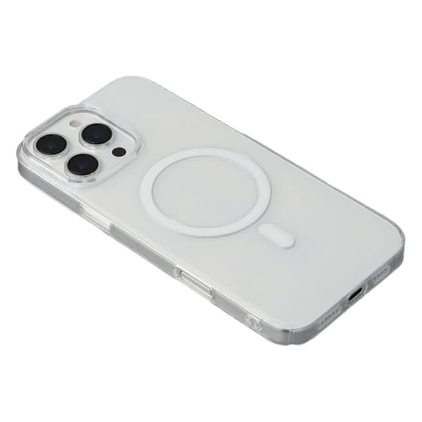 JAUCASE til iPhone 16 Pro Max Krystallklart deksel kompatibelt med MagSafe Hardt PC-bakdeksel
