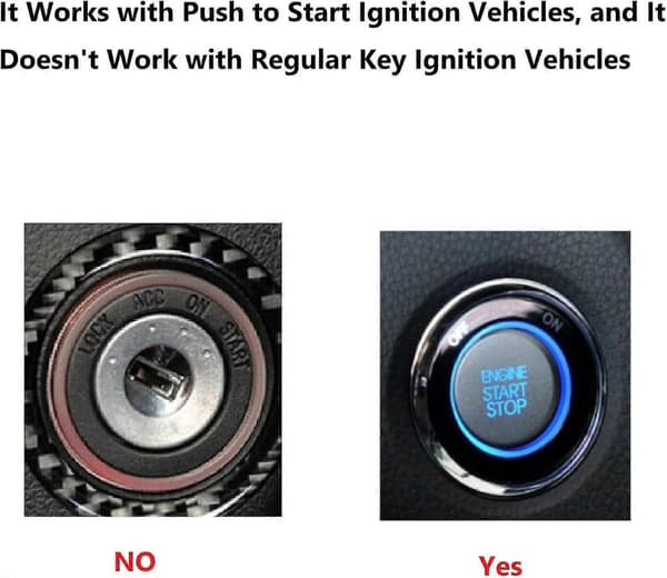 Erstatningsbilnøkkel Smart Nøkkelfri Fjernstartkontroll passer til Ford