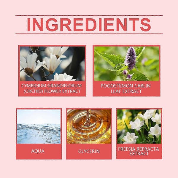 Elegant Orkidé Roll-On Parfyme, Langvarig Blomsterduft, Bærbar 10ml