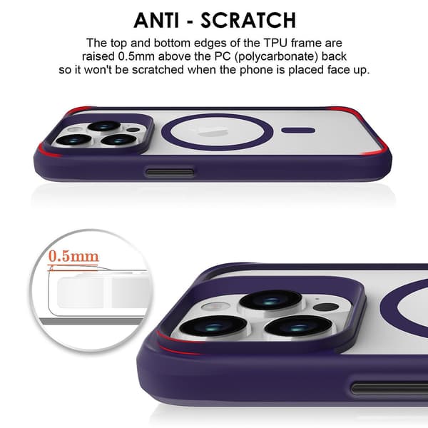 Combat X Mode Magnetic Series for iPhone 16 Pro Max Case Anti-drop TPU + PC Phone Cover Compatible with