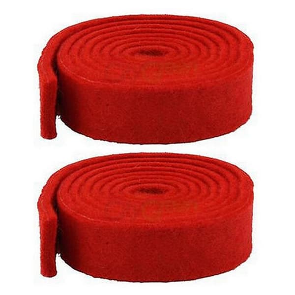 2X Pianostemming Ullfilt Temperamentstripe - Konisk Demper
