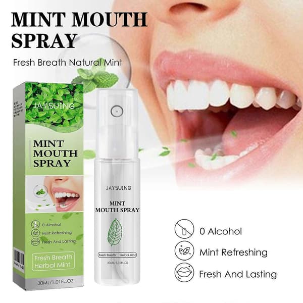 Bärbar andedräktsfräschare, mintsmak, andedräktsfräschare spray 30ml A