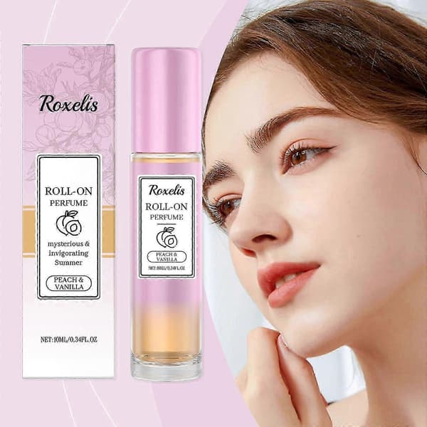Persika Vanilj Eau de Toilette, Långvarig Fräsch Charmig Icke-fet Doft, 10ml