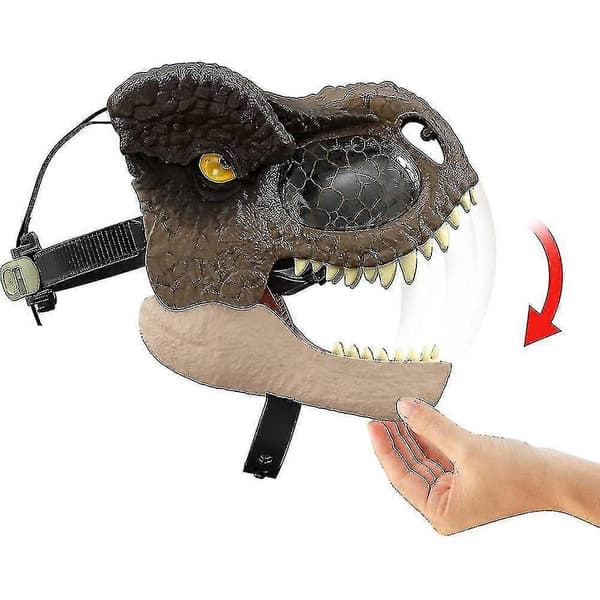 Dinosaurmaske Halloween-deksel Simulering Dinosaurmodellering For Halloweenfest