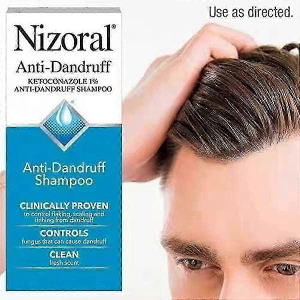 Nizoral flassjampo 7 fl oz, frisk duft, soppdrepende sjampo (200 ml blå, 1 stk)