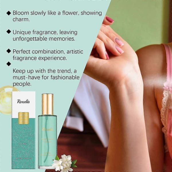Jasminparfym 50ml, Fräsch Elegant Långvarig Blommig & Örtig Doft