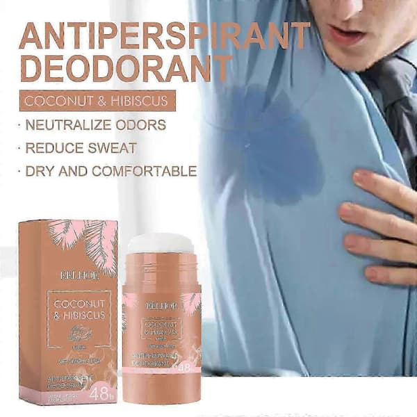 EELHOE Långvarig Deodorantkräm - Kontrollerar Svett & Lukt för 24H Fräschhet - Brittisk Skonsam Formula