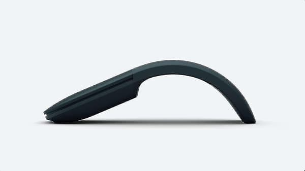 Microsoft - Arc Mouse - Bluetooth-mus til pc, bærbare computere kompatibel med Windows, Mac, Chrome OS (tynd, let, transportabel, taktil) - hvid