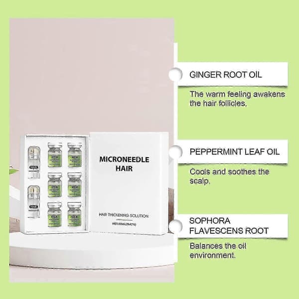 1-3 uppsättningar Alphainfuse Håråterväxtsystem, Avancerad Hårväxtbehandling Ginseng (1 st)