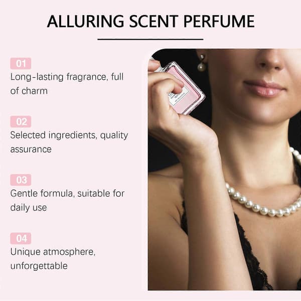 Kvinner Roll-On Parfyme, Elegant Langvarig Frisk Duft for Daglig Selvtillit