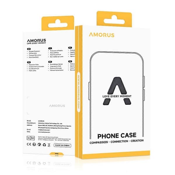 AMORUS Kompatibel med iPhone 17 Air-deksel Støtsikkert Mykt TPU Robust Telefon Bakdeksel