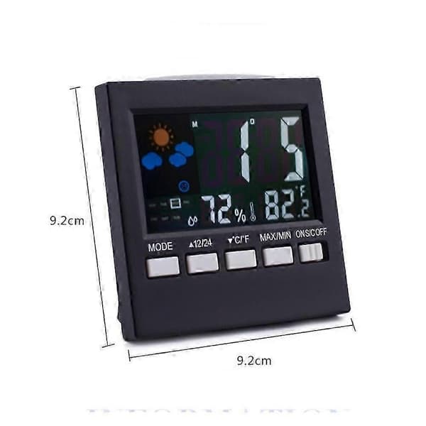 Smart LED digital temperaturvekkerklokke