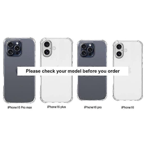 iPhone 16 Pro Max - Mat TPU-cover - Cover med linsebeskyttelse