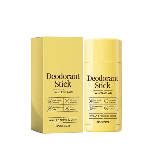 2 stk. Deodorant Stick, Glat, Bærbar, Ikke-klæbrig, Mild Duft