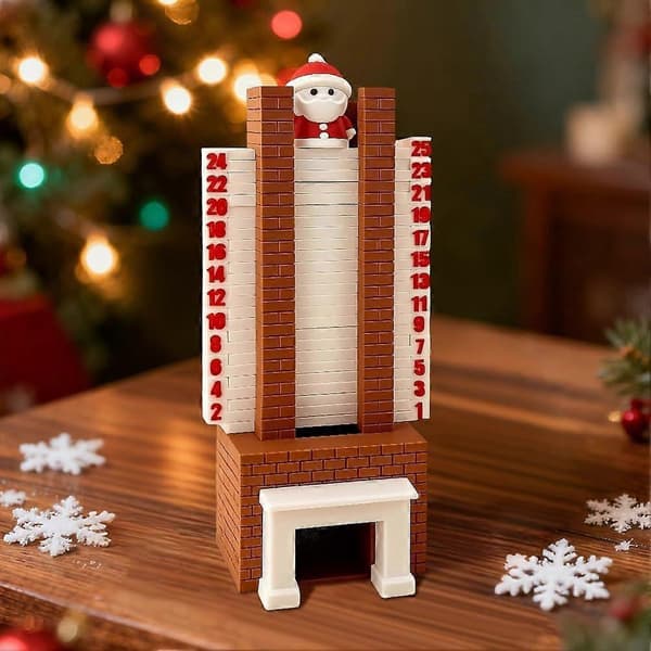 Julekalender, 3D-printet PLA, pipe- eller sokkestil