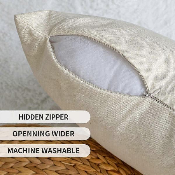 18x18 tommer dekorative putetrekk, gresskar og lønneblader, sett med 4 til sofa.