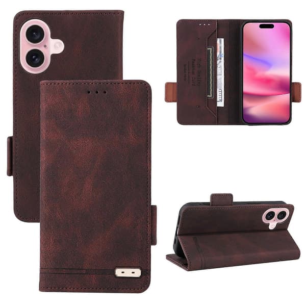 Leather Phone Case for iPhone 16