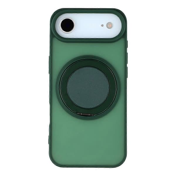 Kompatibel med iPhone 17 Air Case Roterende Metallstativ Hudberøring TPU PC-telefonbakdeksel
