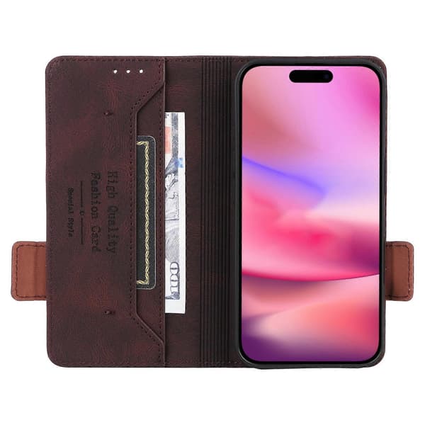 Lædertelefoncover til iPhone 16