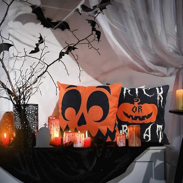 Halloween putetrekk 18x18 tommer sett med