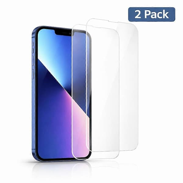 2-pack - iPhone 13 / iPhone 13 Pro - Skärmskydd i härdat glas