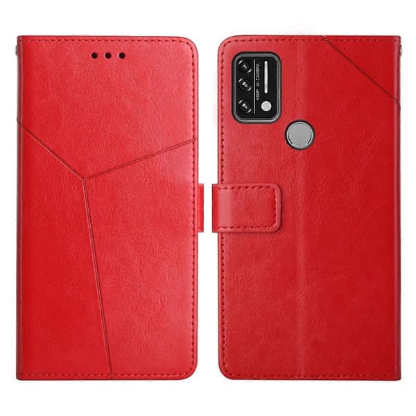 Til UMIDIGI A7 Pro Y Stitching Horisontal Flip Læder Telefonetui