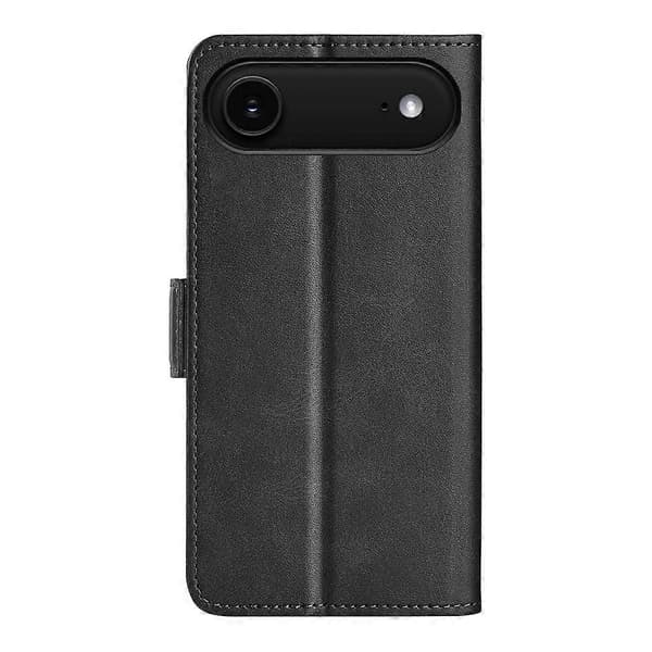 Kompatibel til iPhone 17 Air Case Kalvetekstur Læderpung Telefoncover