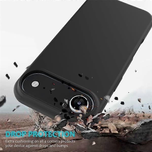 Kompatibel för iPhone 17 Air Fodral Droppsäker Flytande Silikon Mjukt Foder Baksida Telefonskydd