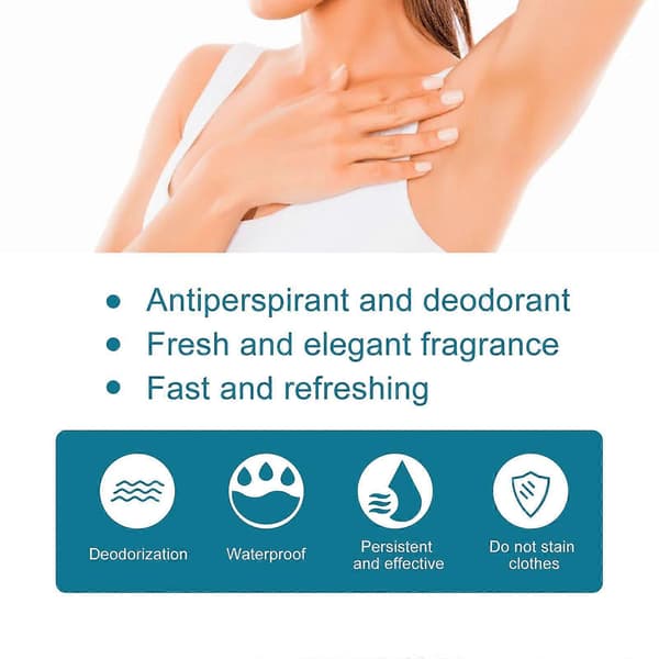2025 Seneste Model Kokosolie Deodorant til Underarme, Lysner Lugt under Armene