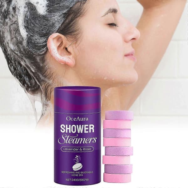 Afslappende Rose Lavendel Badetabletter Aromaterapi, Hudpleje & Stresslindring