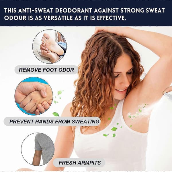 Youdaoplaceholder0 Kropsspray til underarme Frisk bærbar deodoriserende og antiperspirant spray til underarme