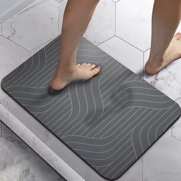 Baderomsmatter, sklisikker og absorberende diatoméjordmatte, 4060 cm.