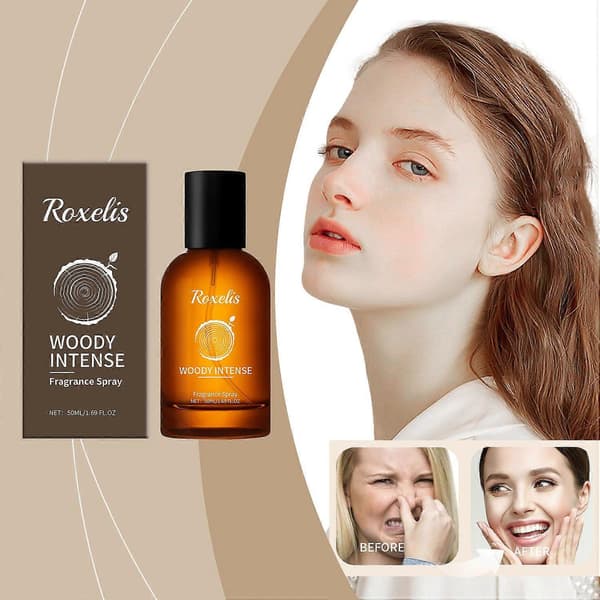 ROXELIS Intensiv Träig Parfym för Kvinnor, 50ml Naturlig Elegant Långvarig Doft