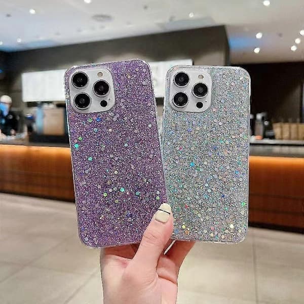 Glitterhelmi-puhelinkotelo iPhone 15:lle
