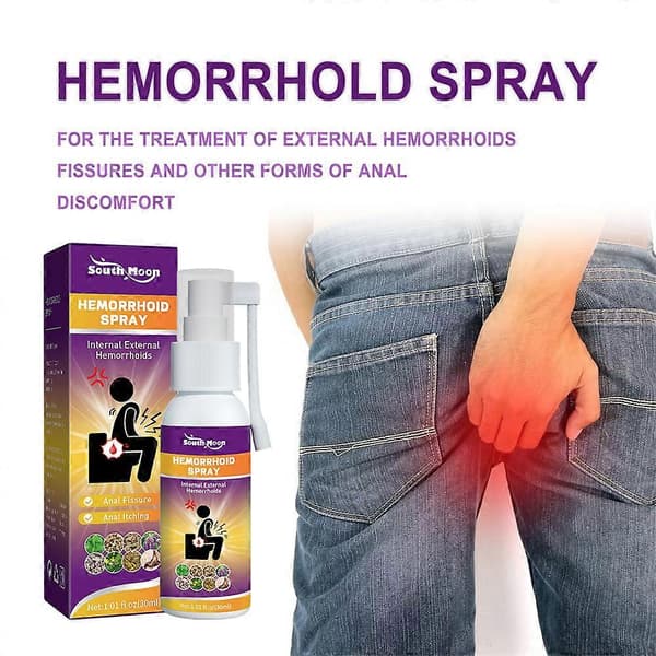 1-5x Kroppsvårdsspray Kroppssmörjning Hemorrojder Extern Spray Massager (2 st)