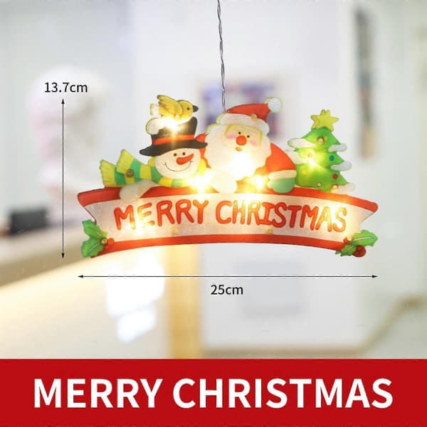 Julelys, LED-julelys, juletrepynt med julenissen