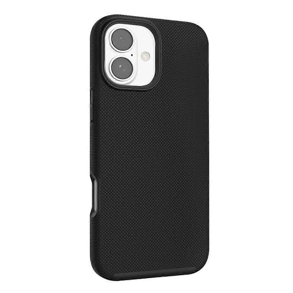 Hårt skal till iPhone 16 Plus North Case Falltest 4m Ultrastärkt, Svart