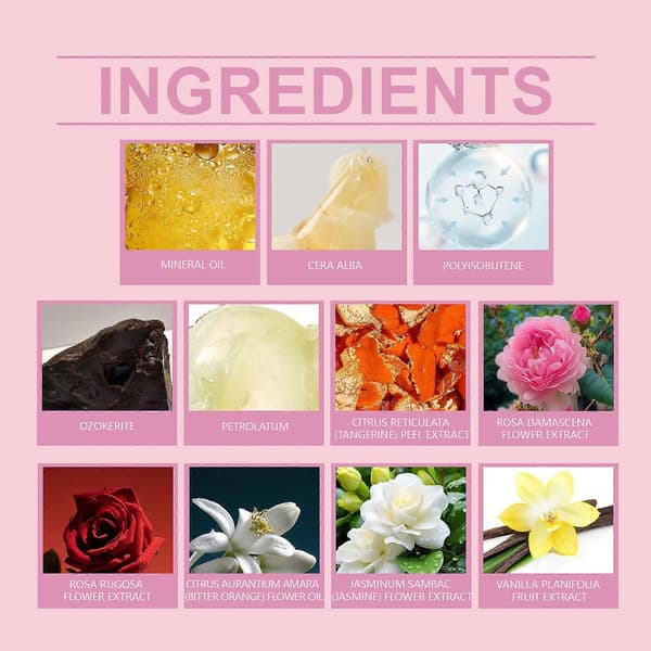 1-5x Solid Parfymebalsam, Naturlige Ingredienser, Langvarig Duft, Bærbar Duft for Kvinner