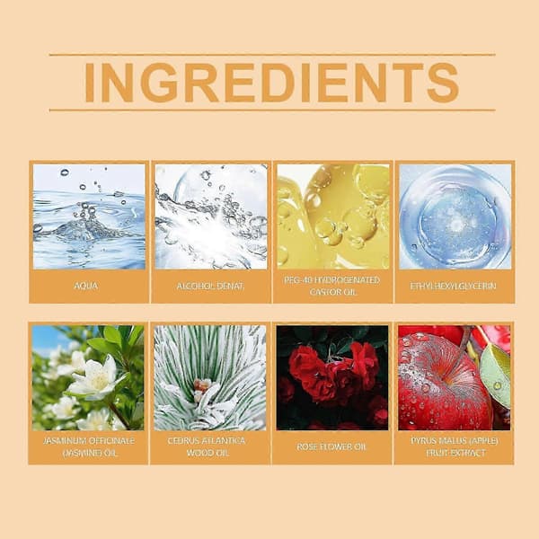 Cedertræ Jasmin Brasilien Charm Parfume, Elegant Frisk Daglig Duft, 15ml