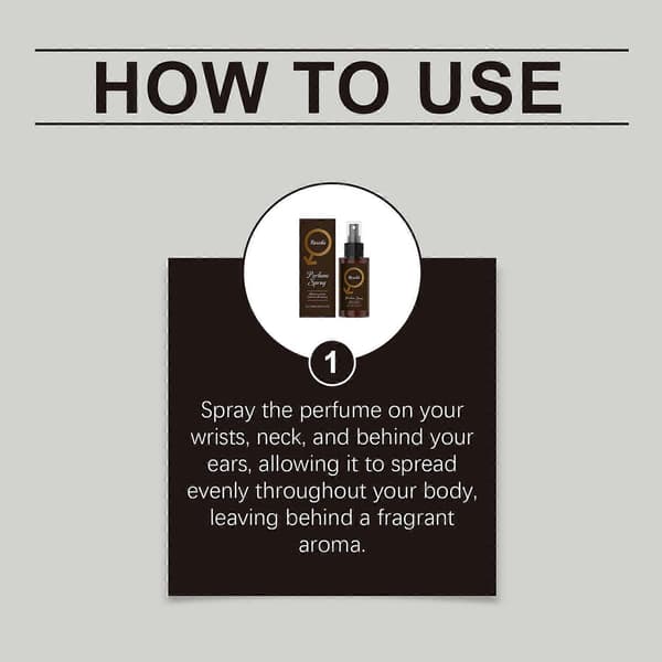 50 ml Eau De Parfum Kroppsspray for menn, langvarig duft, ideell gave og deodorantduft