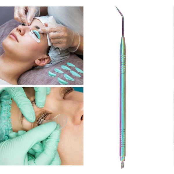 Øjenvippeløftværktøj i rustfrit stål 151x6mm til permanent og makeup A