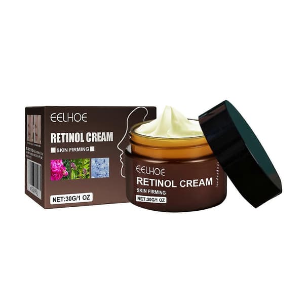 1-6 stk EELHOE Anti-aldring ansiktskrem med retinol ansiktsfuktighetskrem ansiktsløftkrem for hudstramming (2 stk)