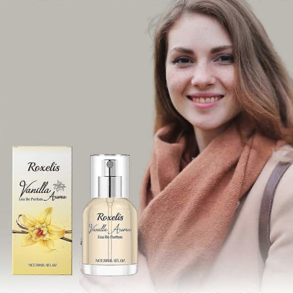 Vanilla Rich Parfume, Langvarig Sød Vanilje & Elegant Cedertræ Duft, 30ml