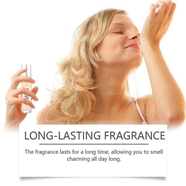 Langvarig Jasmin Roll-On Parfume, Bærbar 10 ml Kugleformet Roller Design, Nem Påføring & Friskhed Hele Dagen