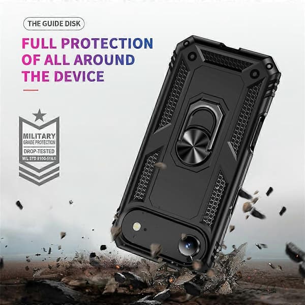 Compatible For iPhone 17 Air Case PC + TPU Phone Cover with Stand