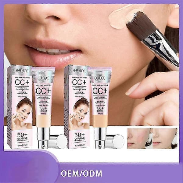 Kosmetikk Din Hud, Bare Bedre CC Full Dekkevne Krem SPF50 - Lys eller Medium