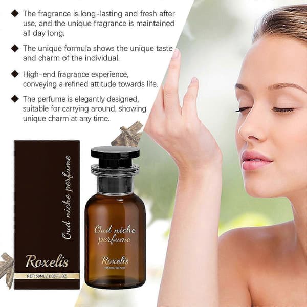 Sort træ nicheparfume, elegant frisk duft med røgelse og agarwood, 50 ml